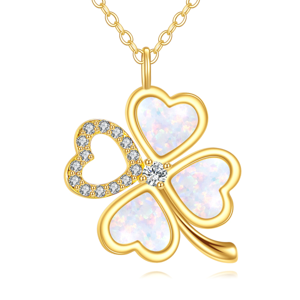 Jewelry | Gold Letter E Love Heart Crystal Pendant Necklace